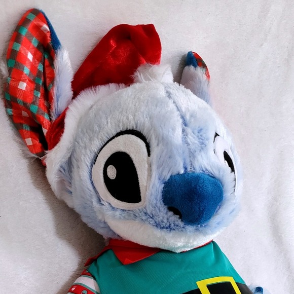 Build A Bear Disney Stitch Elf Plush Christmas Happy Stitchmas Stuffed Toy Lilo - Picture 2 of 6
